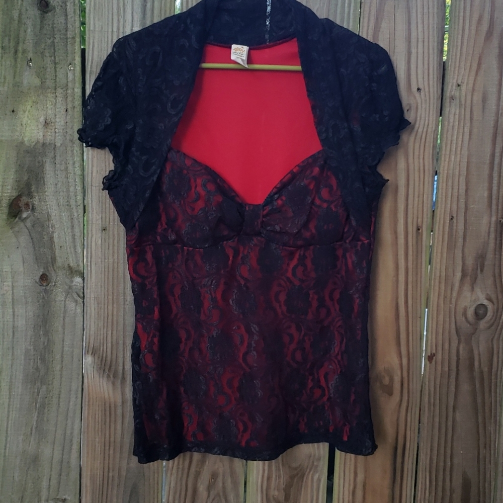 Rockabilly pinup top XL